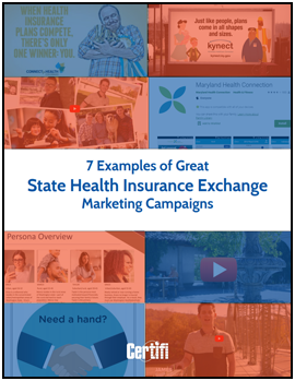 7 Examples of Great State Health Insurance Exchange Marketing Campaigns eBook Cover